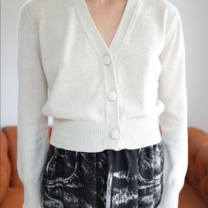 Beklina white cardigan